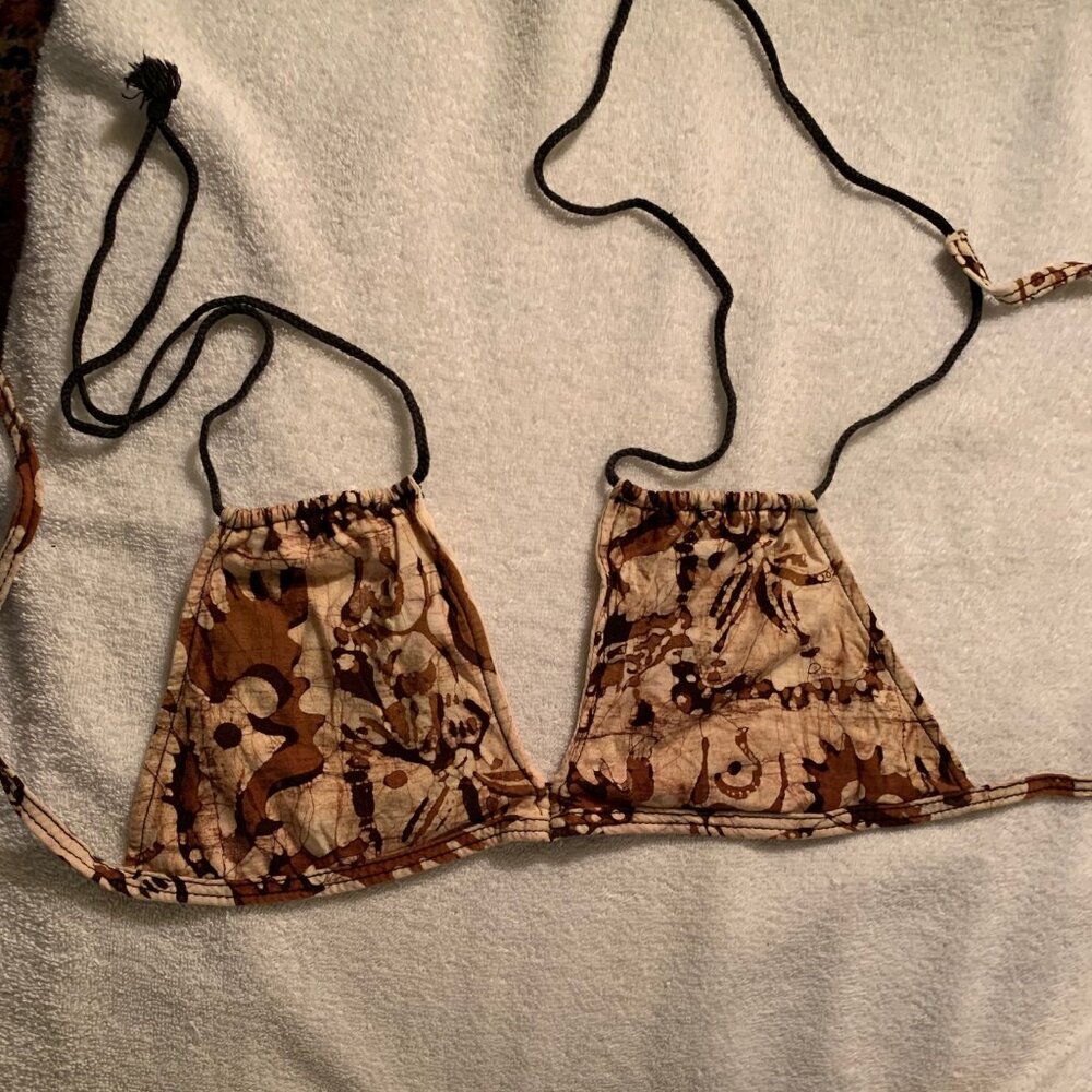 2 X *HP* Vintage 80s Batique bikini - Picture 6 of 8